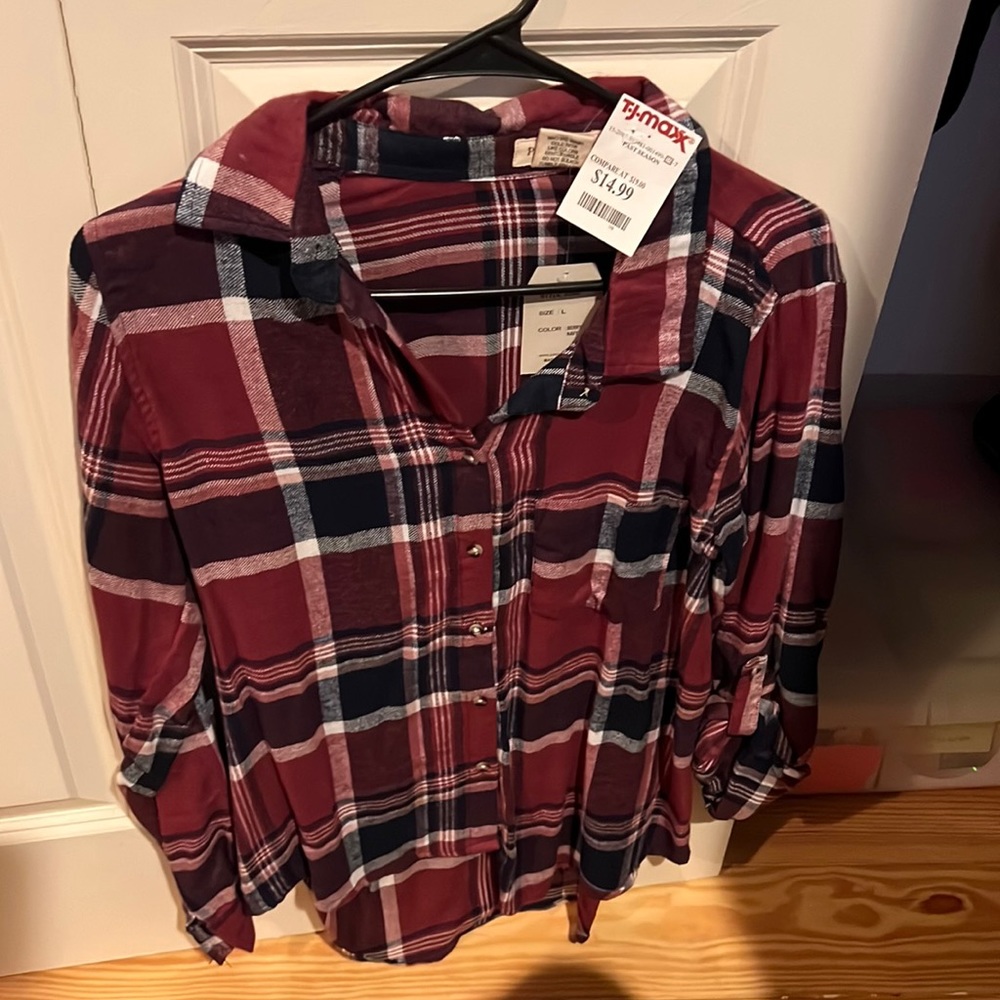 TJX Button Down Flannel